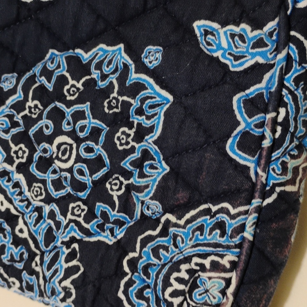 Vera Bradley Blue Bandana Hipster Crossbody Bag - Picture 7 of 8